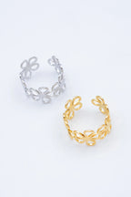 Bague en acier inoxydable ajustable - DORÉ