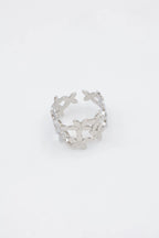 Bague en acier inoxydable ajustable - ARGENT