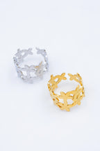 Bague en acier inoxydable ajustable - DORÉ