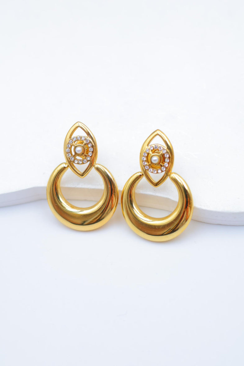 Boucles d'oreilles en acier inoxydable - DORÉ