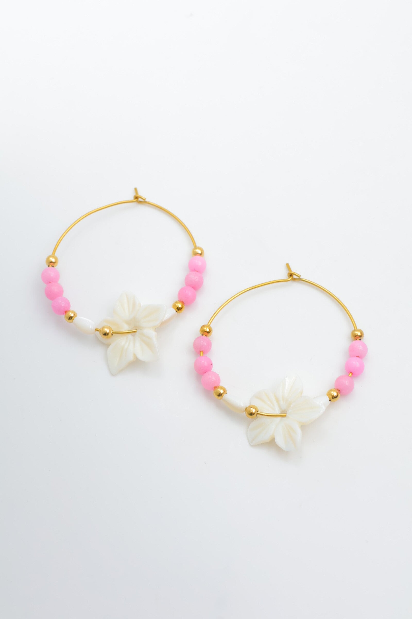 Boucles d'oreilles en acier inoxydable - ROSE