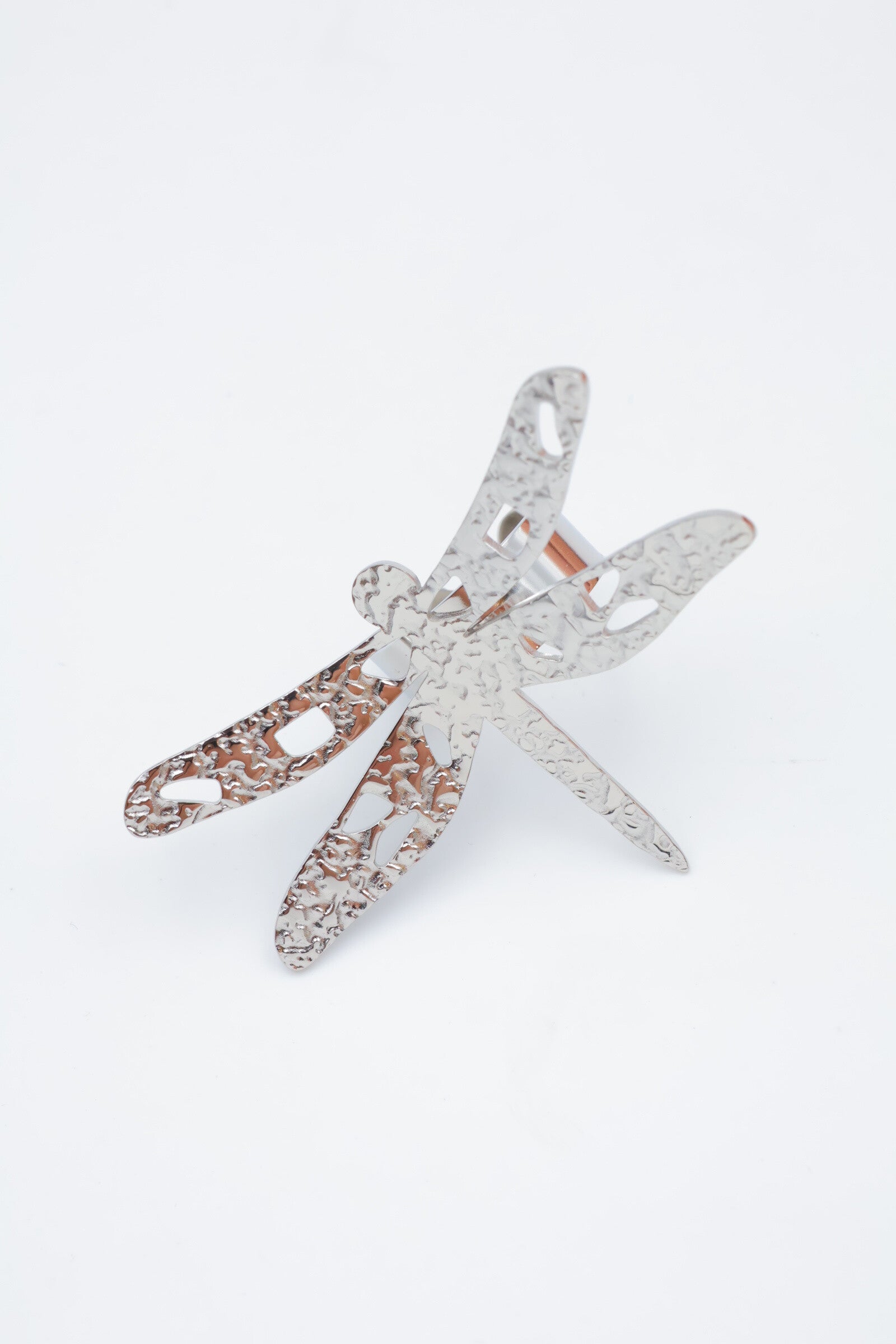 Bague en acier inoxydable ajustable - ARGENT