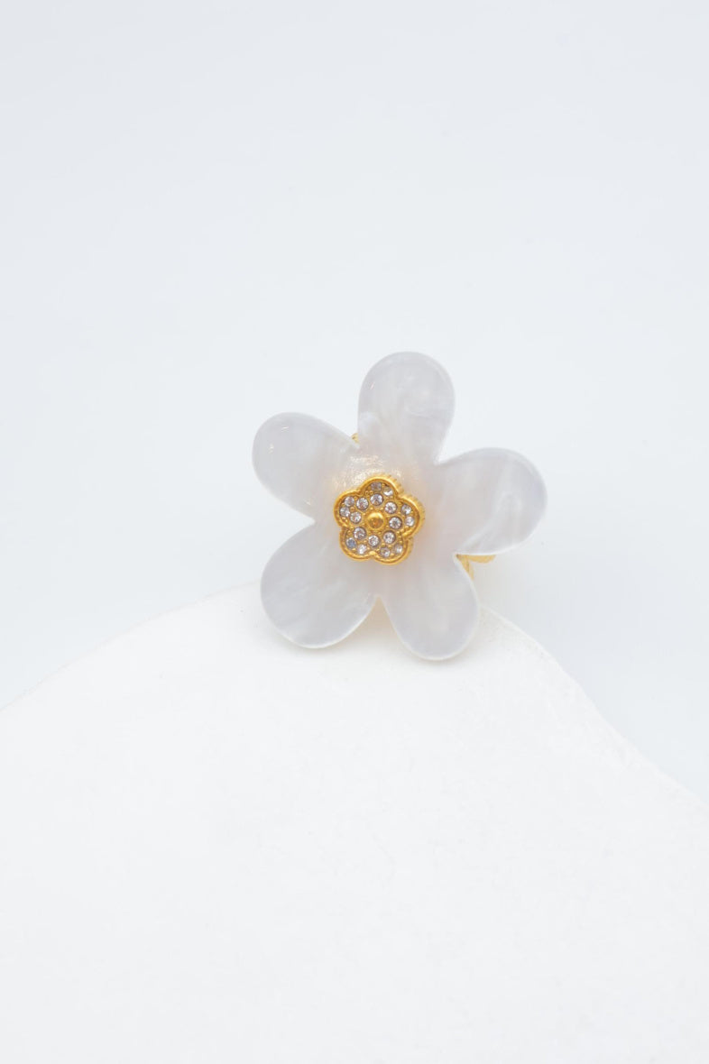 Bague en acier inoxydable ajustable - BLANC