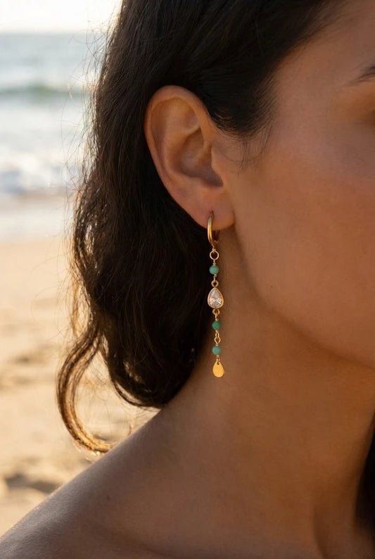 Boucles d’oreilles en acier inoxydable