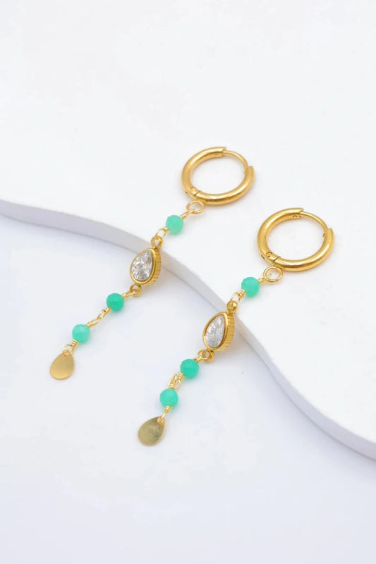 Boucles d’oreilles en acier inoxydable