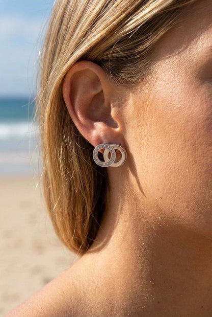 Boucles d’oreilles en acier inoxydable