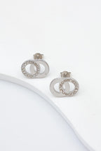 Boucles d'oreilles en acier inoxydable - ARGENT