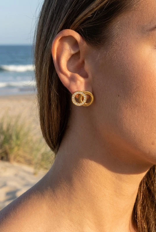 Boucles d’oreilles en acier inoxydable