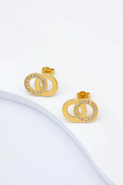 Boucles d’oreilles en acier inoxydable