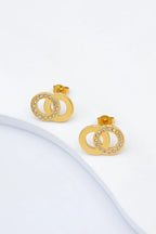 Boucles d'oreilles en acier inoxydable - DORÉ