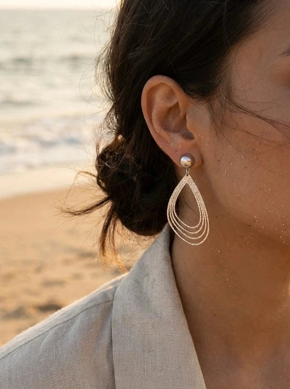 Boucles d’oreilles en acier inoxydable