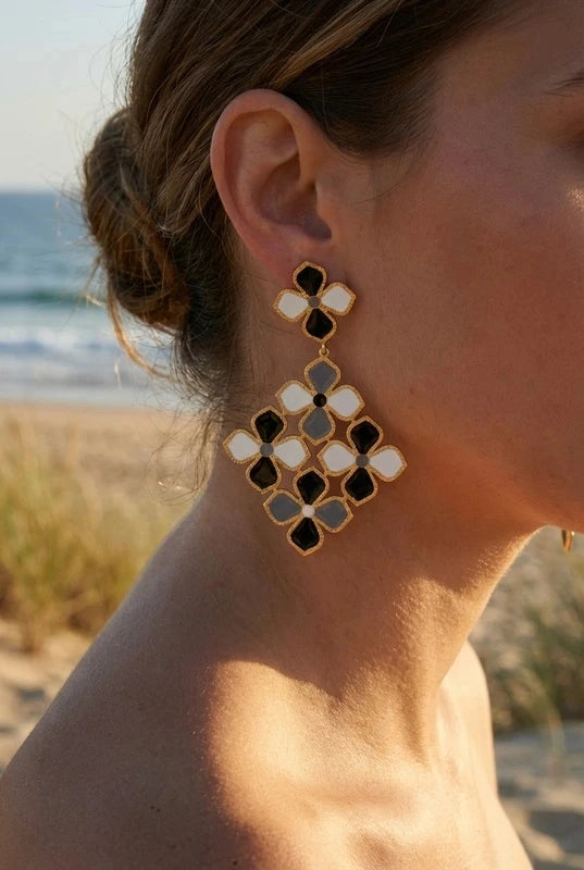 Boucles d’oreilles en acier inoxydable