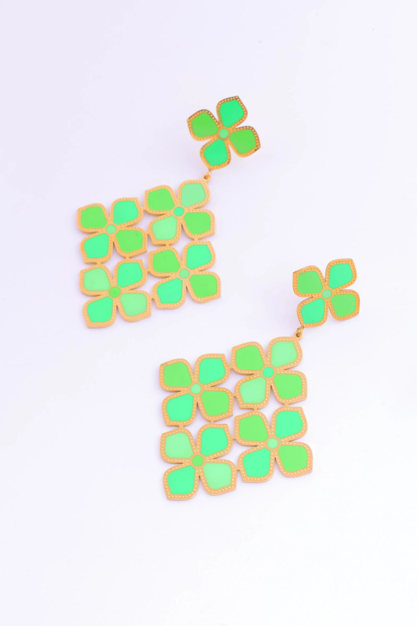 Boucles d’oreilles en acier inoxydable