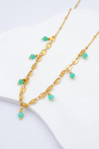 Collier en acier inoxydable - VERT