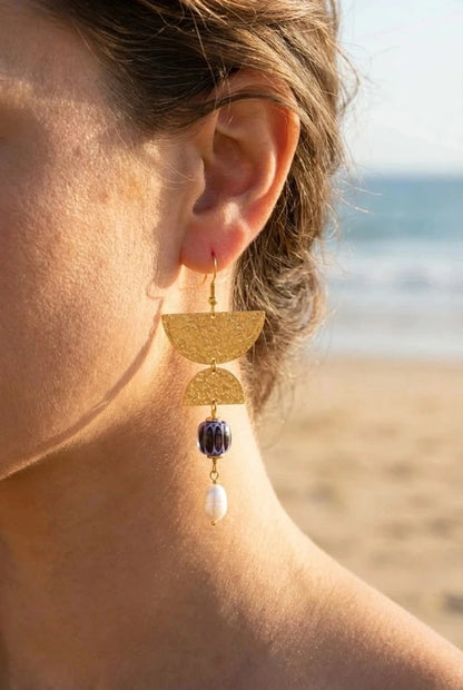 Boucles d’oreilles en acier inoxydable