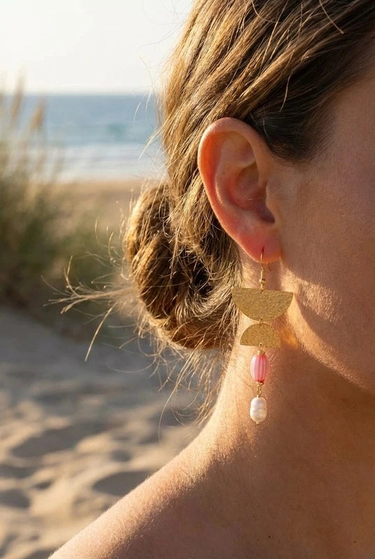 Boucles d’oreilles en acier inoxydable