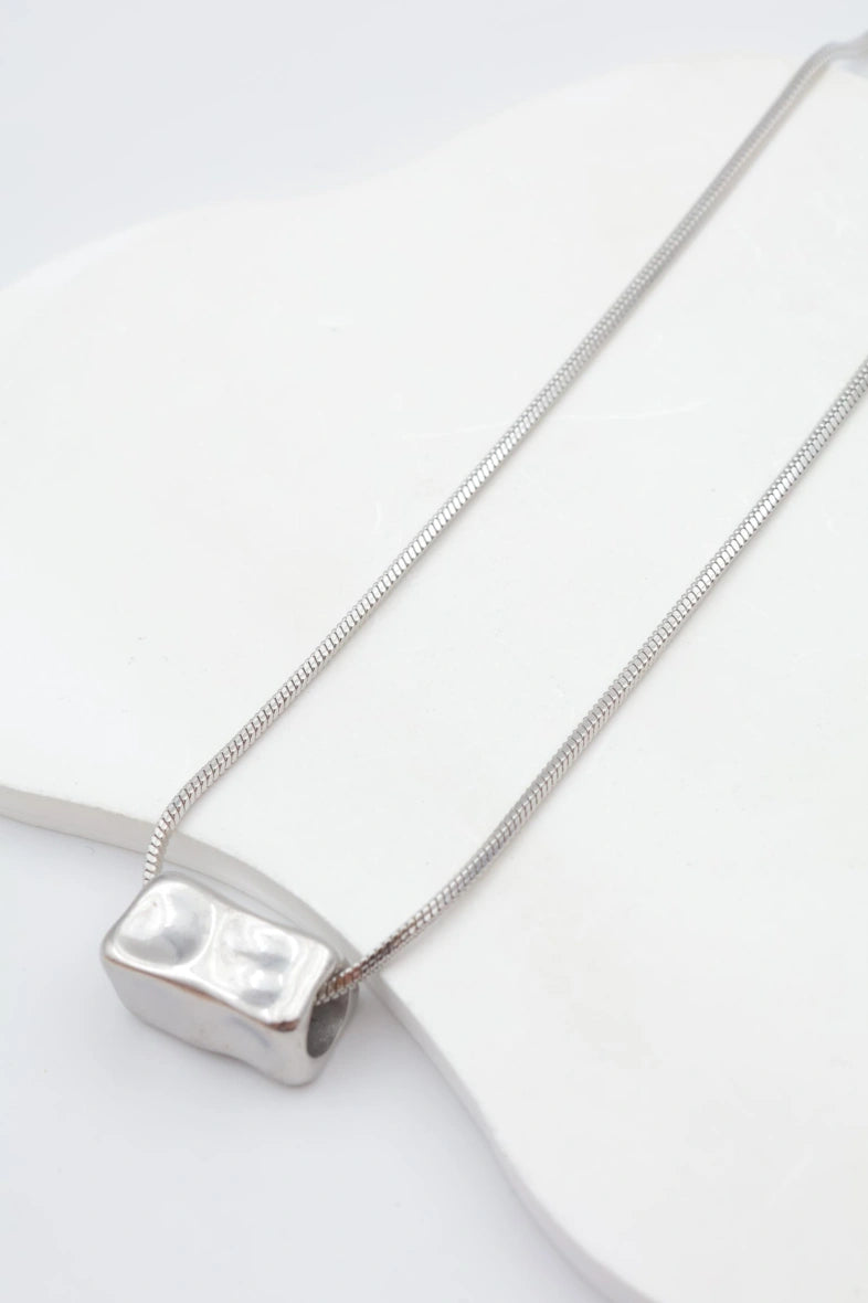 Collier en acier inoxydable - ARGENT
