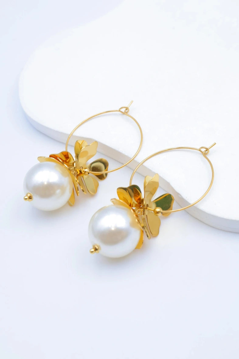 Boucles d'oreilles en acier inoxydable - DORÉ