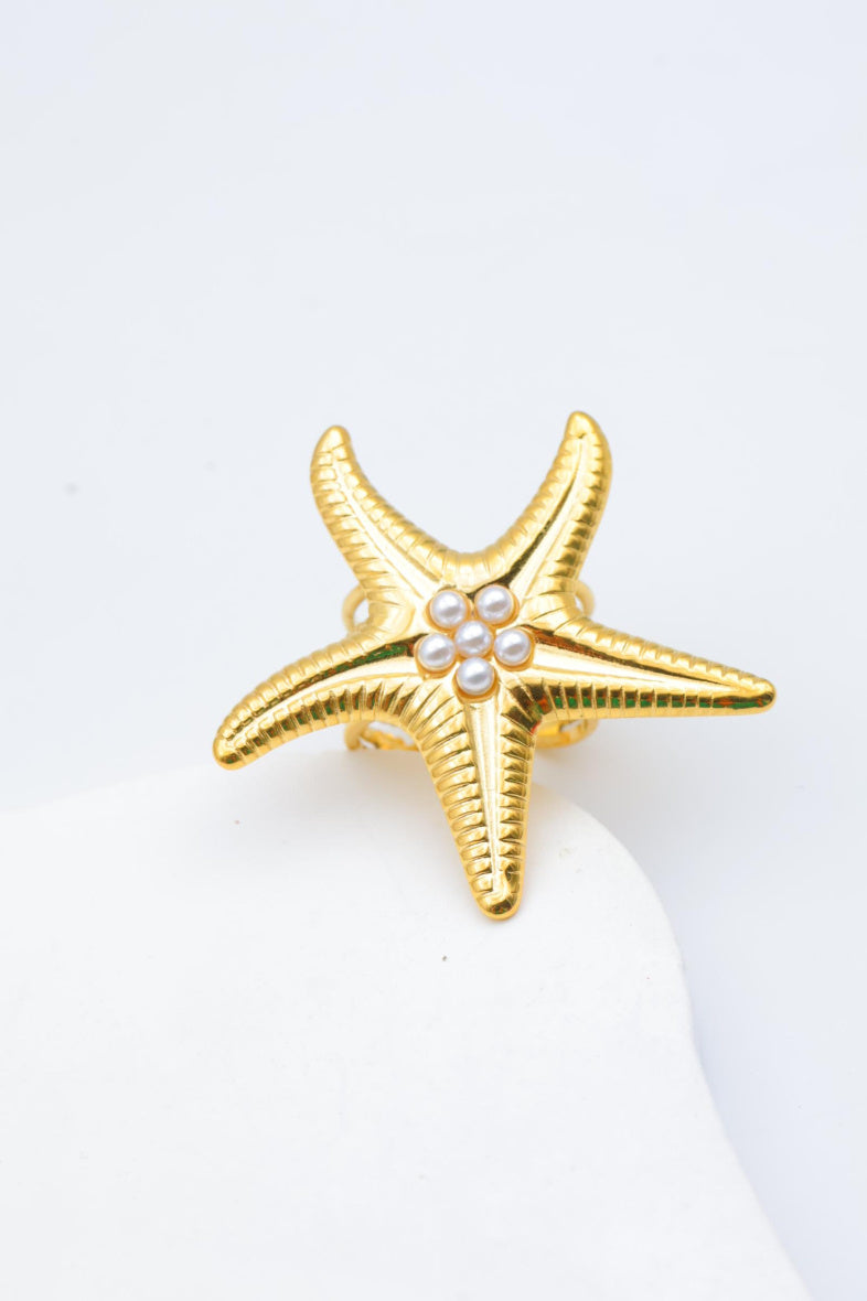 Bague en acier inoxydable ajustable - DORÉ