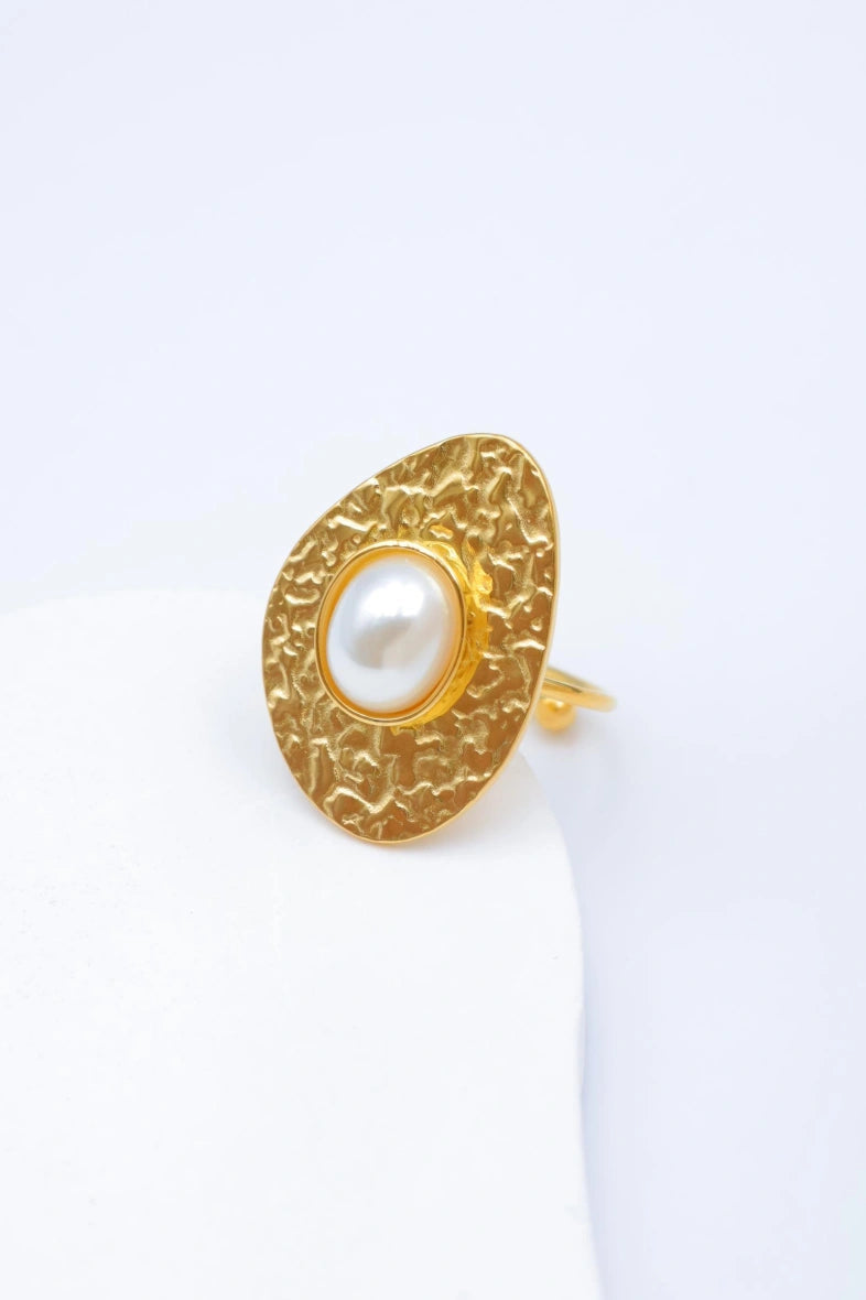 Bague en acier inoxydable ajustable - DORÉ