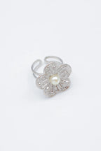 Bague en acier inoxydable ajustable - ARGENT