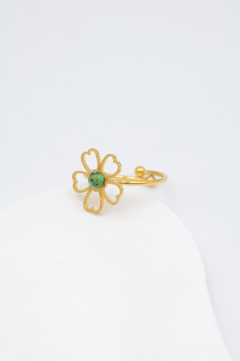 Bague en acier inoxydable ajustable - VERT