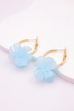 Boucles d'oreilles en acier inoxydable - BLEU