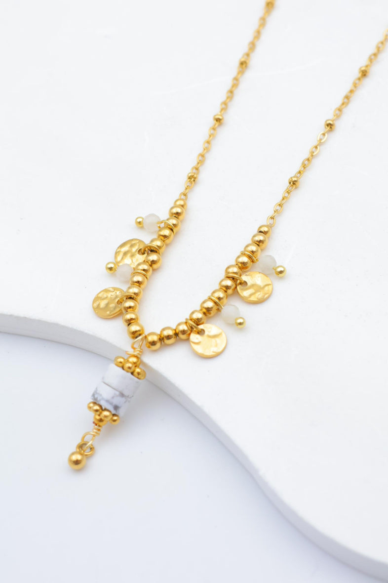 Collier en acier inoxydable - BLANC