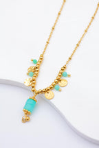 Collier en acier inoxydable - BLEU