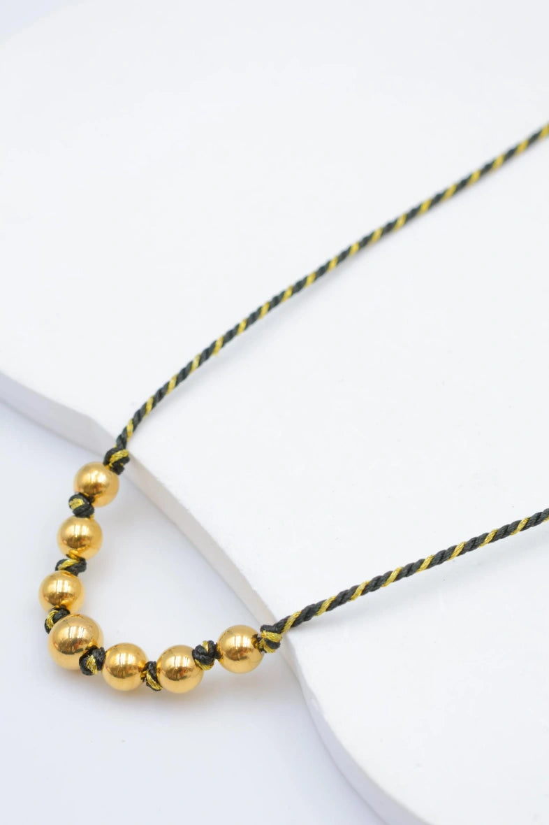 Collier en acier inoxydable - NOIR