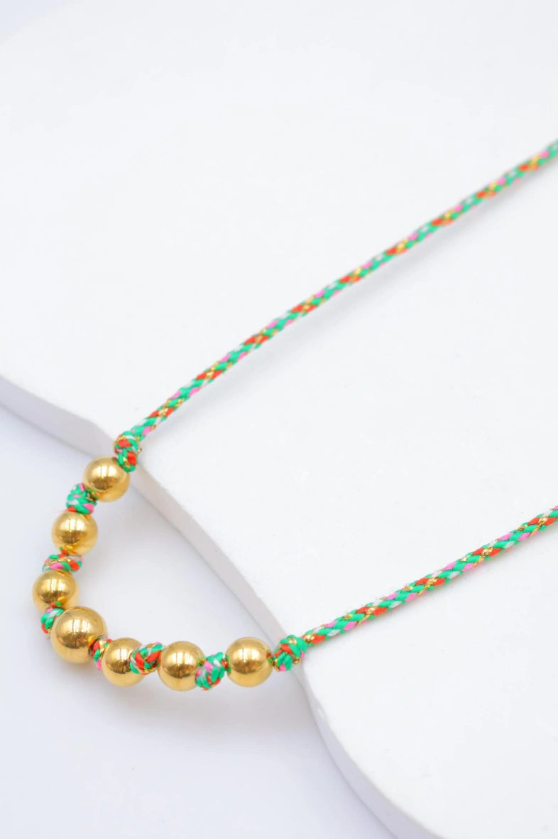Collier en acier inoxydable - VERT