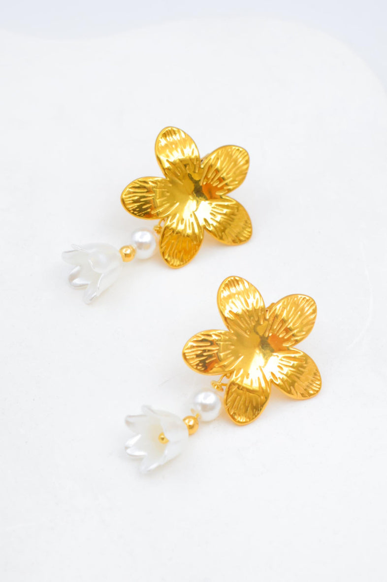 Boucles d'oreilles en acier inoxydable - DORÉ