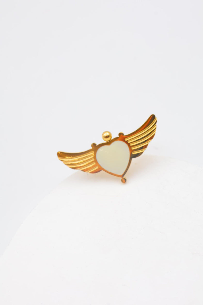 Bague en acier inoxydable ajustable - BLANC