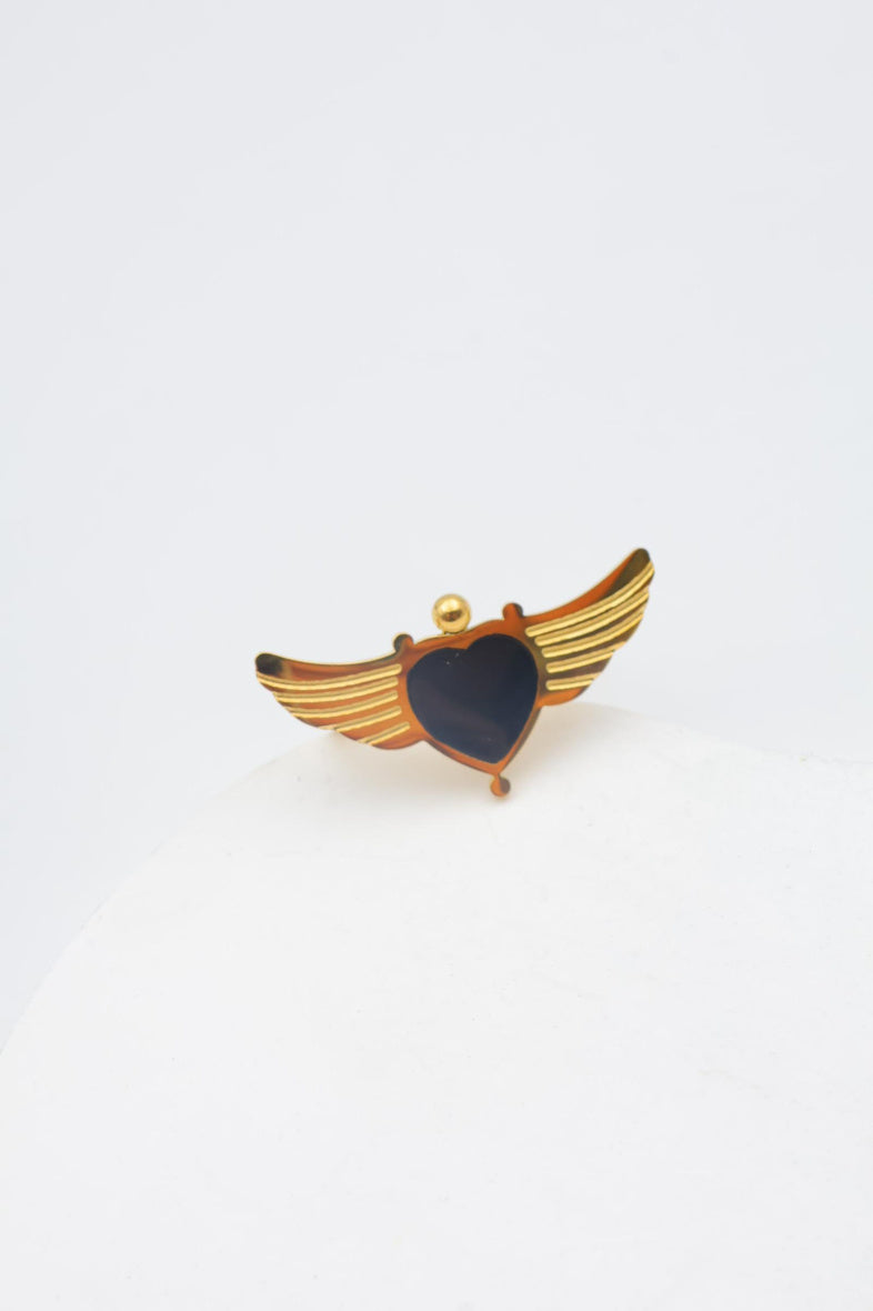 Bague en acier inoxydable ajustable - NOIR