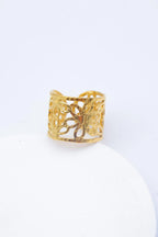 Bague en acier inoxydable ajustable - DORÉ