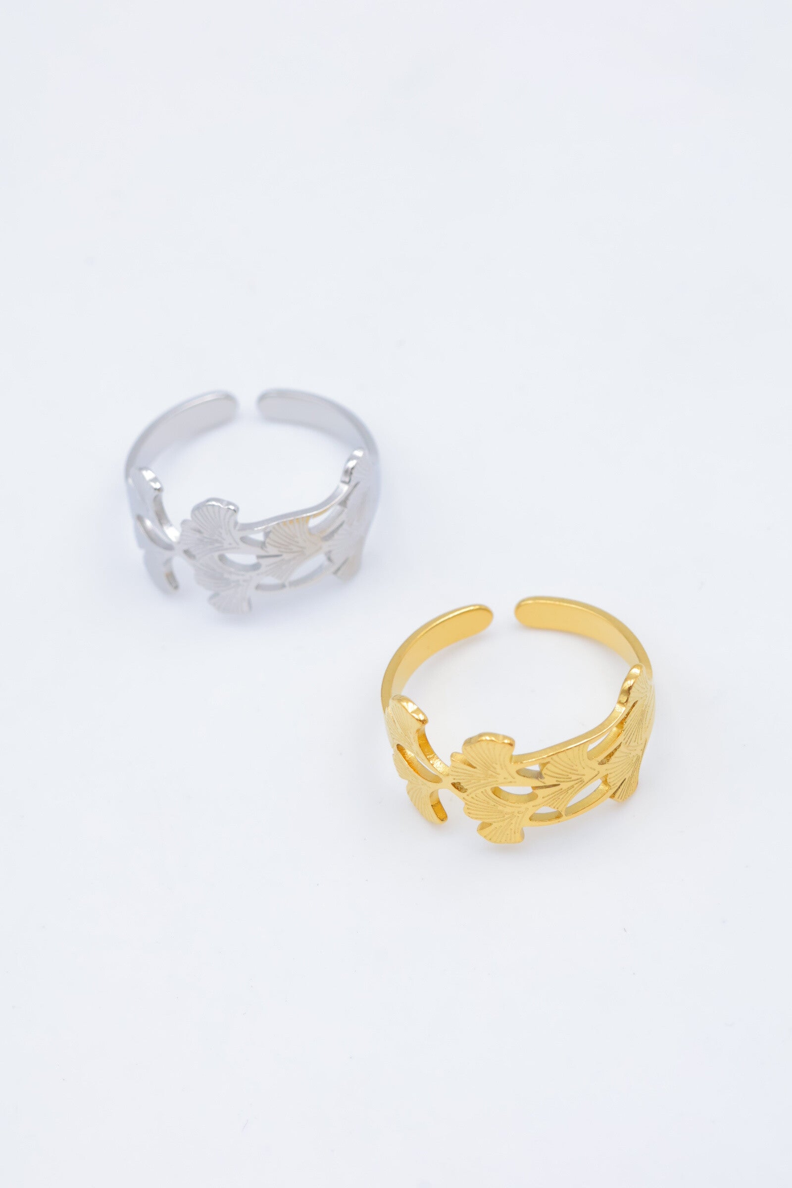 Bague en acier inoxydable ajustable - DORÉ