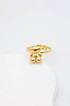 Bague en acier inoxydable ajustable - DORÉ