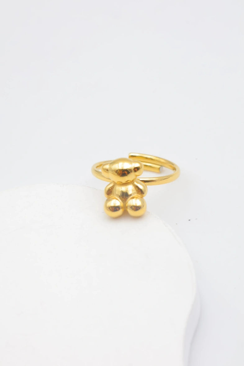Bague en acier inoxydable ajustable - DORÉ