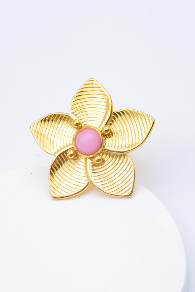 Bague en acier inoxydable ajustable - ROSE