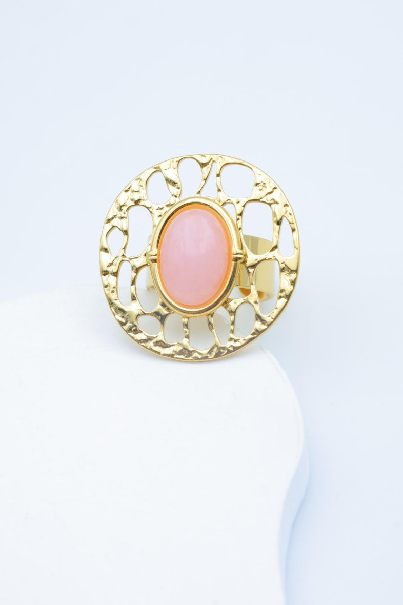 Bague en acier inoxydable ajustable - ROSE