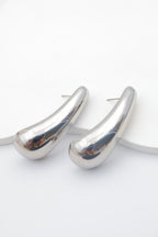 Boucles d'oreilles en acier inoxydable - ARGENT