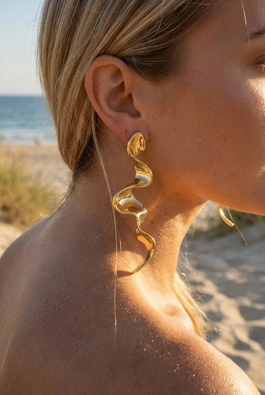Boucles d’oreilles en acier inoxydable