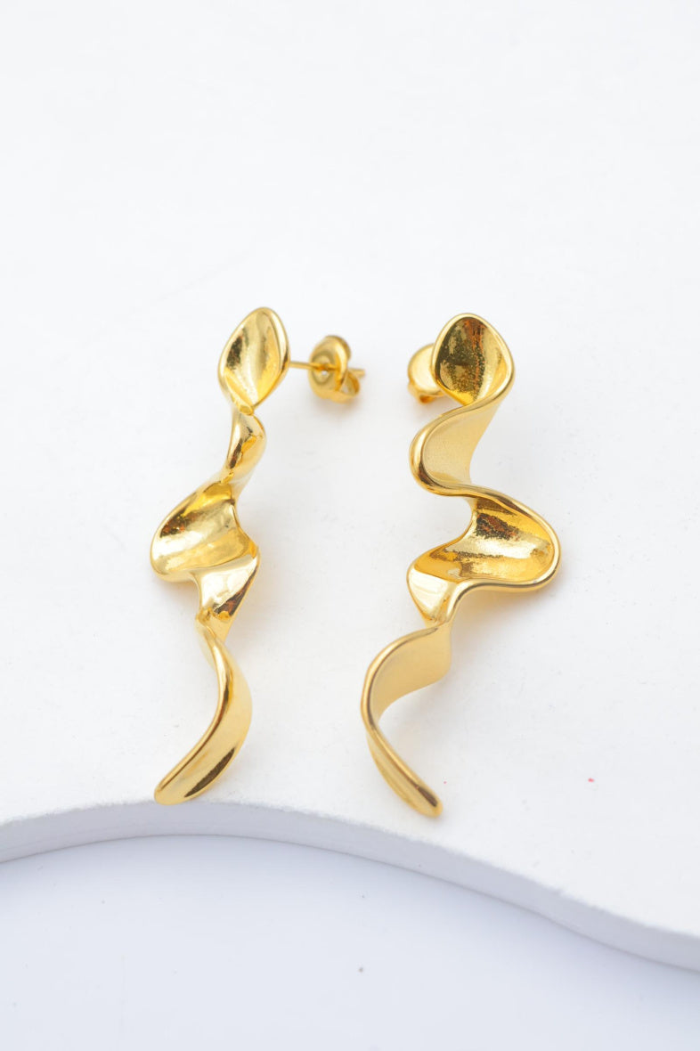 Boucles d'oreilles en acier inoxydable - DORÉ