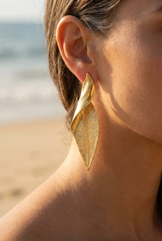 Boucles d’oreilles en acier inoxydable