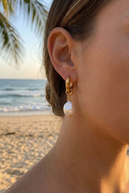 Boucles d’oreilles en acier inoxydable