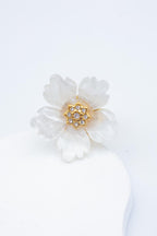Bague en acier inoxydable ajustable - BLANC