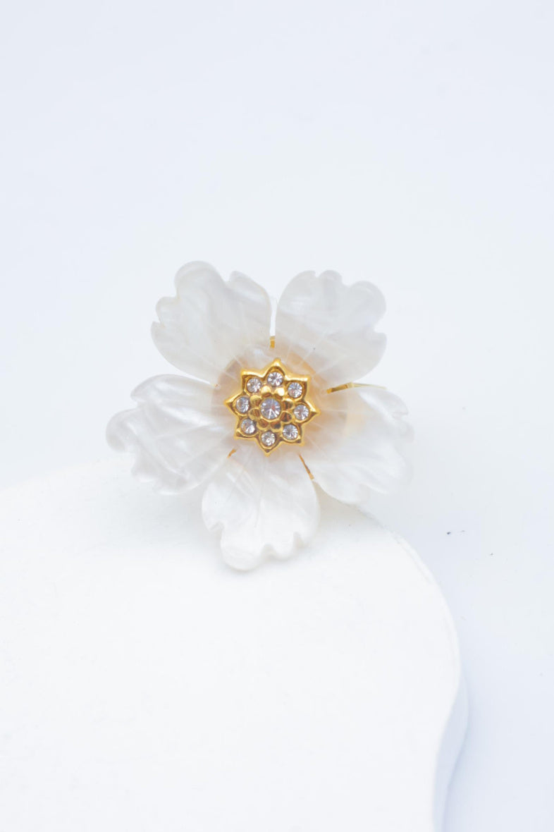 Bague en acier inoxydable ajustable - BLANC