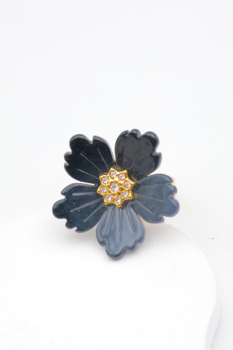 Bague en acier inoxydable ajustable - NOIR