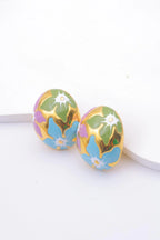 Boucles d'oreilles en acier inoxydable - MULTICOLORE