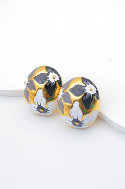Boucles d’oreilles en acier inoxydable